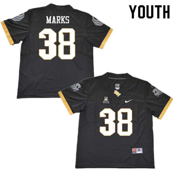 Youth #38 Dionte Marks UCF Knights College Football Jerseys Sale-Black